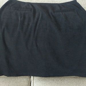 Micro suede mini skirt